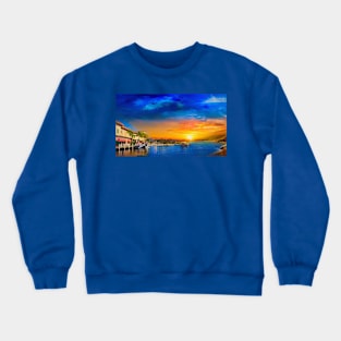 Sunset into blue Crewneck Sweatshirt